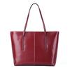 Bolsa Grande de Couro de Vaca Estilo Retrô Bolsa Feminina 2026 Novo Estilo Bolsa Tote Grande Capacidade Couro Genuíno Feminino Versátil Roupas de Trabalho Bolsa de Ombro