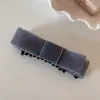 Grampo de Cabelo Banana de Gaze com Bolinhas Estilo Coreano, Presilha para Rabo de Cavalo, Presilha de Cabelo em Laço para Mulheres, Presilha Torcida para Acessório de Cabelo na Parte de Trás da Cabeça