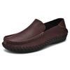 2023 Nuevo talla grande cuero cosido a mano zapatos de hombre zapatos de cuero-