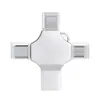 Memoria USB para teléfono móvil para Apple Android Tipo-C unidad flash USB cuatro en uno 64G metálica giratoria 32g regalo al por mayor memoria USB