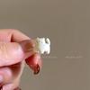 Desenho animado gatinho fofo orelha osso clipe feminino 2024 novo estilo quente distinto orelha clipe pequeno e requintado festa de estudante brincos