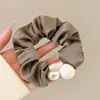 Colección de scrunchies de verano: versátiles ligas coreanas para el cabello, cuerdas para el cabello estilo universitario fresco, accesorios elásticos para el cabello, accesorios para la cabeza para mujeres