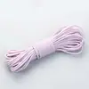 Banda Elástica Colorida Redonda de 3 mm Alta Elasticidad Uso a Largo Plazo Banda de Goma Cuerda Elástica para Cintura de Ropa Interior Pantalones Tendón de Res Fino
