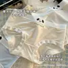 4020 Nylon Shantou Artesanato Local Ultra-Fino Calcinha Feminina Seda Gelada Sem Costura Forro de Algodão Cintura Média Roupa Íntima Feminina Fina