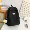 Mochila Escolar de Alto Valor Estético para Meninas, Estilo Ins Academy Coreano, Fresca e Simples, Mochila Leve para Alunos do Ensino Fundamental (3º ao 5º ano)