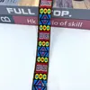 Nova Fita Jacquard Renda Étnica 3CM de Largura Padrão Diamante Totem Roupas Sapatos Bolsa Decoração Acessórios Atacado