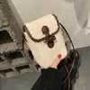 Cross2026 Otoño Invierno Nuevo Bolso de Felpa de Lana de Cordero Moda Versátil Bolso de Mujer Popular Bolso Cruzado Bolso Peludo para Teléfono