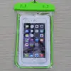 Bolsa luminosa para teléfono móvil de deportes al aire libre, transparente sellada, funda impermeable para teléfono móvil de playa y natación, bolsa impermeable luminosa para teléfono móvil