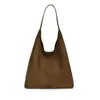 Bolsa Feminina Estilo Mori Casual Grande Capacidade Bolsa Tote de Veludo Nova 2025 Sensação Relaxada para o Dia a Dia Bolsa de Ombro de Nicho