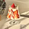 Temporada Romántica de Fresas Otoño e Invierno Copa Alta de Vino Tinto Decoración de Pastel Navidad Crema Fruta Taza de Brandy de Fresa Postre