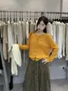 Solo Uno VI+ Otoño Estilo Coreano Casual Versátil Ajustado Reductor de Edad Cárdigan de Punto de un Solo Botón para Mujer 99226