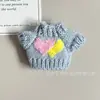 Suéter de Tricô em Forma de Coração 14cm Roupas para Bonecos de Algodão Acessórios Adequado para Enfeites Pendurados West Highland Roupas Roupas para Bonecos