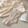 Calcetines de invierno de felpa gruesa para mujer, con planta de toalla, color sólido, cálidos hasta el tubo, para casa, de luna, para el piso, de tubo, apilados