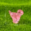 Novo produto transfronteiriço: dinossauro de desenho animado brilhante em miniatura para terrários, jardinagem e decoração DIY; ornamentos em miniatura