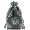 Bolsas de Algodón con Cordón Floral Personalizadas para Guardar Artículos, Soporte para Impresión de Logo, Venta al por Mayor a Partir de un Paquete, Bolsita de Incienso Repelente de Mosquitos de Regalo