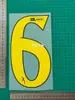 25-26 Superliga Portuguesa Colección Amarilla Talla Adulto Camiseta Número Letra Pegatinas de Transferencia Térmica para Camisetas de Fútbol