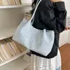 Estilo coreano para ir al trabajo 2026 Lunares Casual PU Moda Nuevo Bolso de Mano de Gran Capacidad Bolso Tote de un Solo Hombro