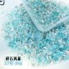 Cristal de Tempestade de Pedra Quebrada Resina Fluxo de Areia Gato Patinha Mahjong Agitador Irregular Colorido Diamantes Triturados Materiais DIY