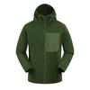 Nueva Chaqueta de Polar con Cuello Alto para Hombre, Deportes al Aire Libre, Otoño e Invierno, Chaqueta con Capucha de Polar Polar, Para el Trayecto Diario, Cortavientos y Cálida