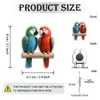 Nuevos Imanes de Refrigerador de Animales Transfronterizos Acrílico Magnético 2D Caricatura Regalos Decoración de Muebles Decoraciones de Regalo Creativas