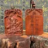 Pingente Lei Zu Raio Escultura em Madeira de Jujuba Pingente Nove Dias Ying Yuan Lei Sheng Puhua Tianzun Pingentes Estátuas