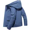 Jaqueta Puffer Bekeni 2026 Primavera Nova Roupa de Trabalho para Homens, Jaqueta Puffer com Capuz à Prova de Frio de Inverno
