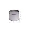 Puede 90 Herbal Listo para Enviar Lata de Almacenamiento Hojalata Suculenta Caja de Hierro Lata de Hierro Personalizada Empaque Plantación 60 Redonda Metal Guangdong