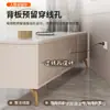 Mueble de TV Moderno de Lujo Ligero con Encimera de Piedra Sinterizada para Hogar Apartamento Pequeño con Estantes Abiertos de Cristal Almacenamiento Mueble de TV de Pie