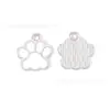 Garras de Gato Color K Blanco Joyería con Goteo de Aceite Accesorios DIY Venta Caliente Transfronteriza Accesorios Colgantes Cadena para Teléfono Móvil Cadena de Llaves Colgante