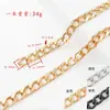 Corrente Plana de Alumínio Nk Montada Lateralmente de Várias Especificações, Colar, Pulseira, Produtos Semi-Acabados para Joias, Acessórios de Ferragens para DIY Manual, Fornecimento Direto do Fabricante