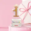 Atacado Bolo de Aniversário Número Letra Arte Hebei Festa Criativa Primeiro Aniversário Bebê Vela Decoração Artesanal Natal