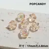 Pendente Espiral Transparente DIY Feito à Mão Joias com Contas Corrente de Celular Fofa Multicolorida Açúcar Torcido Furo Reto Acessórios de Roupa