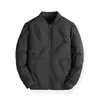 Nueva Chaqueta de Invierno con Plumas para Hombre Abrigo Ropa de Béisbol Engrosada Simple Casual Chaqueta Abrigo Cálida Holgada para Hombre