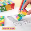 Borracha Arco-Íris 2B Estudante Prova Arte Esboço Pintura Borracha Baixo Resíduo Papelaria Atacado Lápis