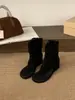 Sandálias de Tanga Romanas Retrô Super Populares para Mulheres, Botas Chinelo Plataforma de Verão, Sandálias de Cowboy Ocidentais, Botas Largas