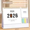 Calendário de Mesa Criativo Simples 2026 Planejador Mensal Grade Grande Ano do Cavalo Calendário de Mesa para Anotações Uso de Escritório