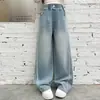 Jeans para Niñas Primavera y Otoño Modelo 2026 para Niñas de Secundaria, Ropa Infantil, Jeans para Niñas Grandes con Cintura y Costura Lateral de Encaje