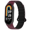 Correa de silicona magnética para reloj Mi Band 8, dos colores, repuesto deportivo