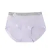 Algodón Puro Algodón de Color Natural 10A Antibacteriano Entrepierna Extendida Ropa Interior para Mujer Suave y Ceroso Amigable con la Piel Transpirable Bragas Dulces