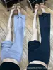 Pantalones acampanados micro para mujer estilo americano, estilo fino de verano, corte ajustado, tiro bajo, fluidos, adelgazantes, pantalones deportivos de yoga de seda helada de modal