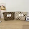 Bolso de Mano Retro de Pana con Lunares Bolso Tote para Estudiante Literario Lona Gran Capacidad Bolso para Almuerzo de Mamá Bolso para Lonchera