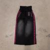 Pantalones de Pierna Ancha Falsos de Dos Piezas de la Nueva Serie Trendy 'Spray-Painted' para Adolescentes y Parejas Hip-Hop Pantalones de Doble Capa Venta al por Mayor