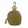 Cartera de Monedas, Bolsa para Llaves de Auriculares, Bolsa Colgante Portátil para Deportes al Aire Libre, Bolsita Mini para Almacenamiento EDC Táctico, Protección para Memoria USB