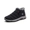 Comercio exterior transfronterizo Botas de algodón para mujer invierno Nuevo forro polar engrosado zapatos de tela de Pekín antiguos para hombres y mujeres de mediana edad y mayores mismas botas de algodón
