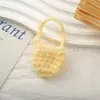 Bolso de Hombro de Muñeca Mini Lindo, Bolso Tejido de Lana Multicolor Hecho a Mano con Ganchillo, Auriculares Bluetooth, Accesorios de Ropa para Muñecas