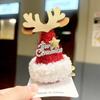 Adorno Navideño para la Cabeza Lazo Pasador Sombrero Clip Cuerno Diadema para Adultos Regalo Pequeño para Niños Pasador Accesorios para el Cabello Diadema