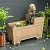 Jardim de Pátio Ornamentos de Água Corrente Tanque de Peixes Terraço Externo Sistema de Água Circulante Tanque de Peixes Grande Arranjo de Paisagismo Fonte Elemento de Água