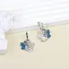 Conjunto de Collar de Cisne Modelo Nuevo Transfronterizo con Empalme de Perla de Concha Pulsera de Cisne Blanco y Negro, Joyería Simple de Gama Alta para Mujer