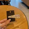 Grampo de Cabelo de Cristal com Diamantes Completos de Luxo Leve Coreano BB Clip Exquisito Celebridade da Internet Menina Doce Acessório de Cabelo para Franja