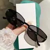 Gafas de Sol Marrones Pequeñas de Estilo Nuevo Estilo Old Money para Mujer, Gafas de Sol Retro Ojo de Gato de Gama Alta, Gafas de Sol Metálicas Anti-UV
